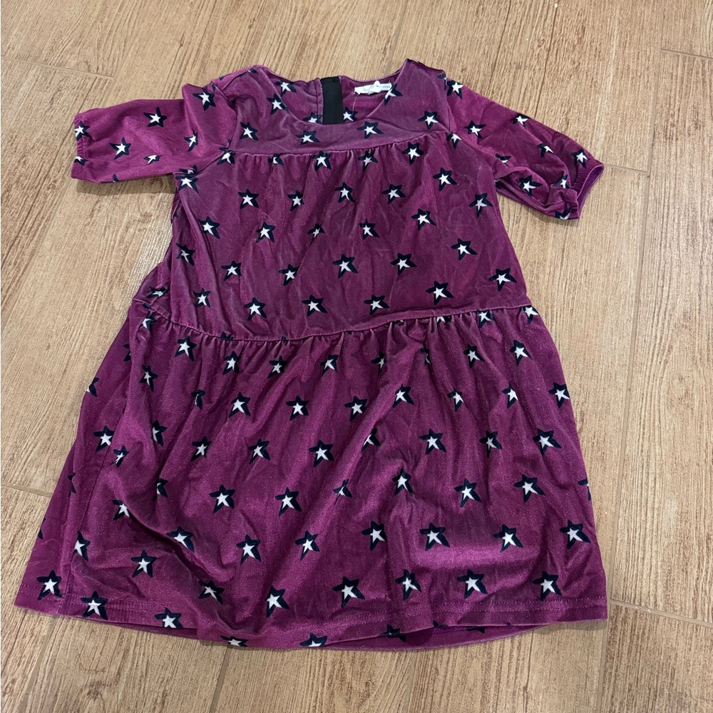 Rockets of Awesome velvet star dress - sz 5 - back to school!